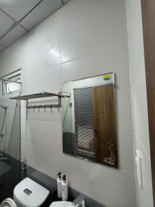Koupelna v ubytování Quang Minh Dalat Hotel