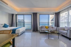 Istumisnurk majutusasutuses Huizhou Xunliao Bay Qingpu Hotel
