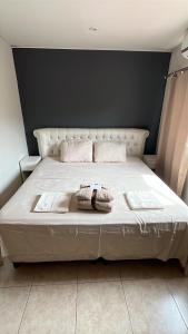Postel nebo postele na pokoji v ubytování Duplex a metros del the aeropuerto