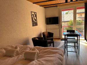 Gulta vai gultas numurā naktsmītnē Auberge Les Rangs