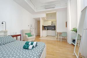 Una cocina o kitchenette en Delizioso loft all'Esquilino