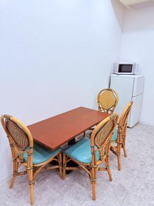 Kuchyň nebo kuchyňský kout v ubytování HOSTEL s