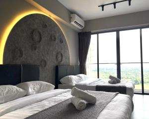 Postelja oz. postelje v sobi nastanitve Kavenue Family Suite by CSE + 37 fotografij