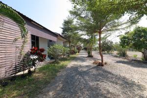 O grădină în afara OYO 553 Kongsup Resort