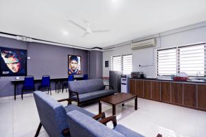 Posezení v ubytování City Hostel Ipoh