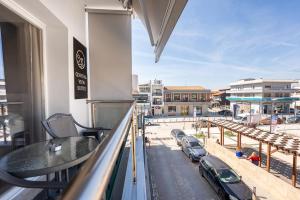 Balkón alebo terasa v ubytovaní CentralViewSuites