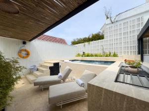 Posezení v ubytování Casa Bugó Arsenal