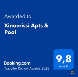 Fotografie z fotogalerie ubytování Xinovrissi Apts & Pool v destinaci Xinóvrisi