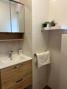 Baðherbergi á Bergnest Apart 1