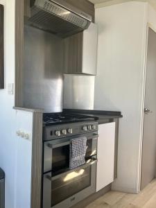 Kuhinja oz. manjša kuhinja v nastanitvi Lyons Winkups holiday park ll22 9EL