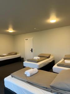 Krevet ili kreveti u jedinici u okviru objekta Skogar Hostel