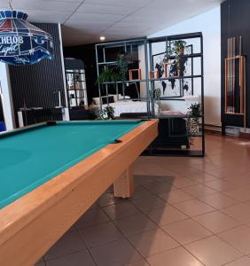 Biliár nebo kulečník v ubytování Loft avec vue à 180 degré