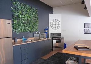Kuchyň nebo kuchyňský kout v ubytování Loft avec vue à 180 degré