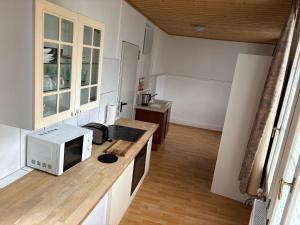 Kuchyň nebo kuchyňský kout v ubytování Interlaken Linda Inn Lodge