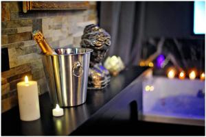 La majestueuse, SPA XXL, Day use, Suite de luxe, 5 min centre 음료