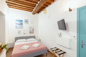 A television and/or entertainment centre at Florence David's Guesthouse