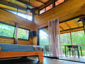 Balkón nebo terasa v ubytování Thoas Lodge