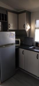 Dapur atau dapur kecil di Agréable mobil home