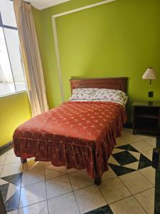 Postel nebo postele na pokoji v ubytování Hotel Atenas