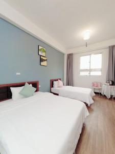 Postel nebo postele na pokoji v ubytování Gentlemen B&B