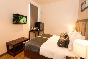 TV a/nebo společenská místnost v ubytování Hotel Grand Turf By GSP