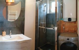 Un baño de Appartement Le Bihé La Bresse