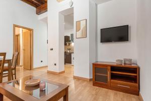 TV a/nebo společenská místnost v ubytování Andrés Pérez