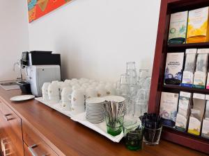 斯比罗多姆酒店的咖啡和沏茶工具