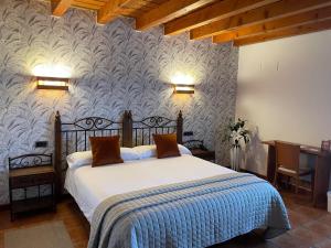 Cama o camas de una habitación en Hotel-Apartamento Rural Atxurra