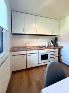 Kuchyň nebo kuchyňský kout v ubytování Apartment Tannenruhe