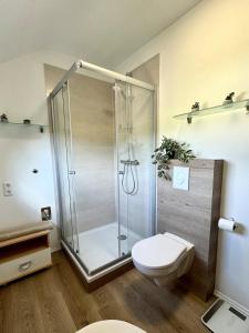 Koupelna v ubytování Apartment Tannenruhe