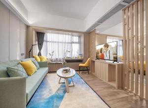 Posezení v ubytování Foshan Shunde Ruitao Hotel + 37 fotografií