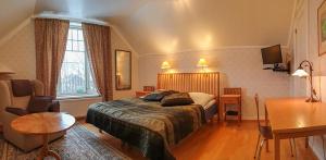 Postel nebo postele na pokoji v ubytování Svefi Vandrarhem - Hostel