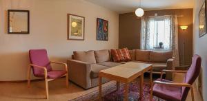Istumisnurk majutusasutuses Svefi Vandrarhem - Hostel