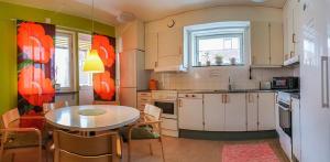 Köök või kööginurk majutusasutuses Svefi Vandrarhem - Hostel