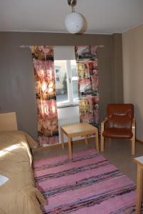Istumisnurk majutusasutuses Svefi Vandrarhem - Hostel