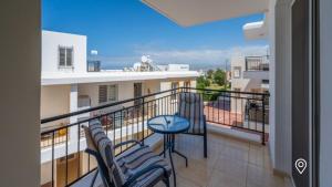 Μπαλκόνι ή βεράντα στο Akamas Bayview Apartment