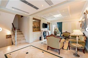 TV a/nebo společenská místnost v ubytování A&B Ialysos villas and apartments