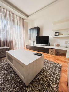 TV a/nebo společenská místnost v ubytování Elena apartman
