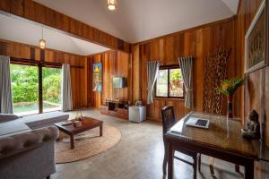Istumisnurk majutusasutuses Authentic Khmer Village Resort