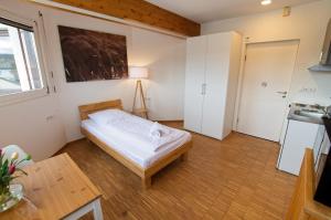 Küche/Küchenzeile in der Unterkunft Boardinghouse Steinen