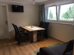 Μια τηλεόραση ή/και κέντρο ψυχαγωγίας στο Ferienwohnung Wieser