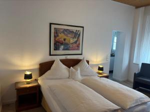 Postel nebo postele na pokoji v ubytování Hotel Mietz