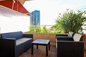 Balkón nebo terasa v ubytování Apartment near Monaco, parking