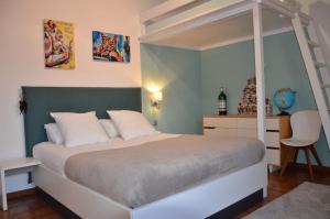 Voodi või voodid majutusasutuse Superbe villa vue et emplacement exceptionne toas