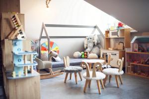 Χώρος καθιστικού στο Zajazd Kasztelański