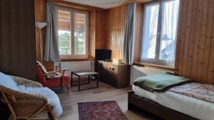 Postel nebo postele na pokoji v ubytování Haus Jakob II