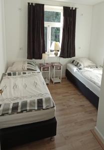 Postel nebo postele na pokoji v ubytování Ferienwohnung Maja