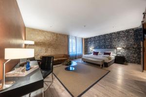 Cama o camas de una habitación en Castilla Termal Burgo de Osma