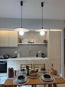 Dapur atau dapur kecil di Maya Suites Potidaia +117 gambar